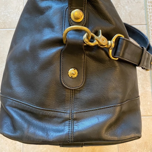 Coach black leather Weekend Duffel 3400-303 - Picture 2 of 7
